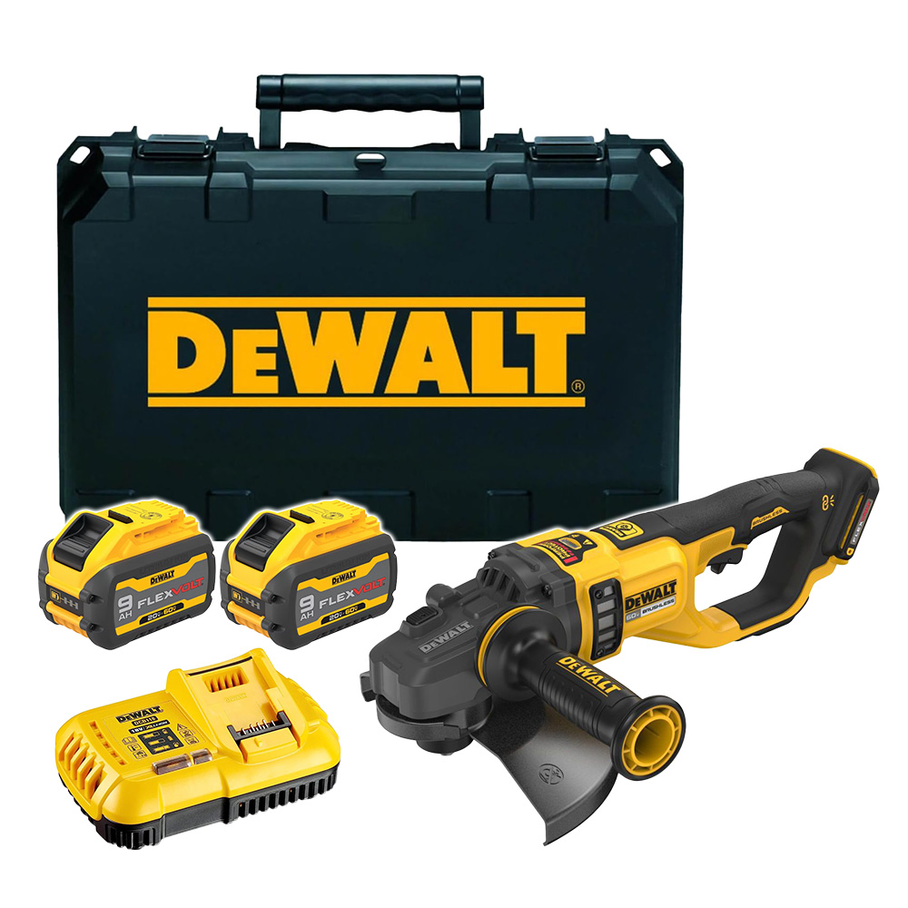 ESMERILADORA ANGULAR 7"/9" 60V DCG460X2 DEWALT