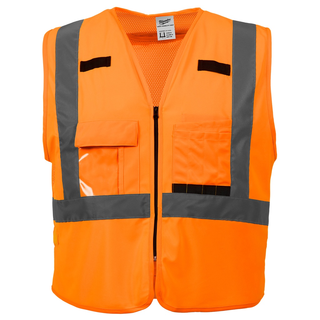 CHALECO NARANJA ALTA VISIBILIDAD CLASE 2 TALLA L/XL 48-73-5032 MILWAUKEE