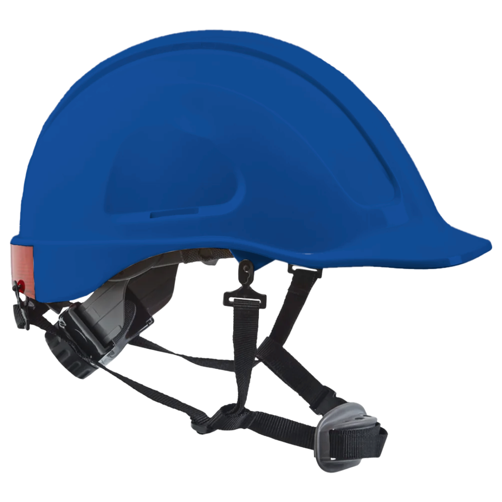 CASCO AZUL DIELÉCTRICO TIPO II CLASE E ALTURAS AZ89.1 PHLA420N-AZ T-SAFETY