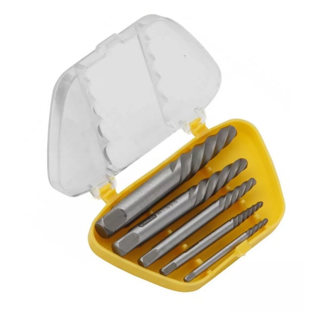 JUEGO 5 EXTRACTORES PARA TORNILLO 78-023 STANLEY