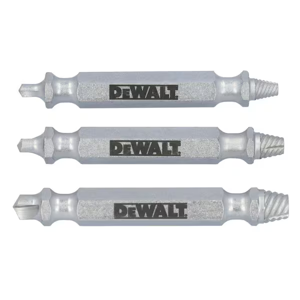 JUEGO EXTRACTOR TORNILLOS 3 PIEZAS DWAFEXTRACT3 DEWALT