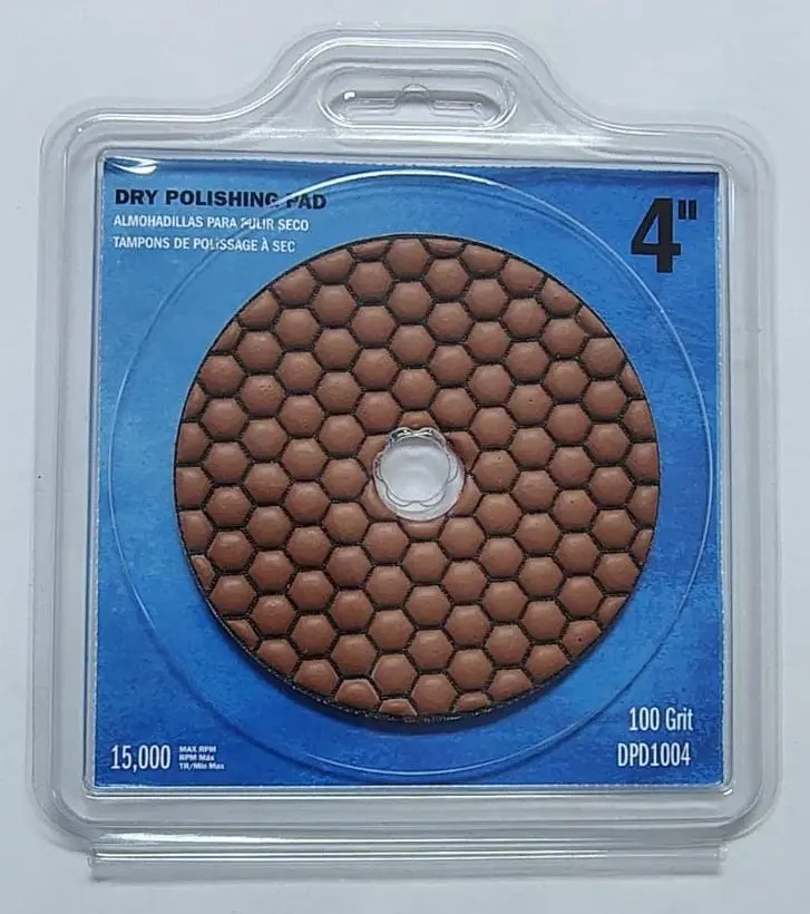 DISCO PULIR MARMOL Y GRANITO SECO GR100 4" DPD1004 LACKMOND