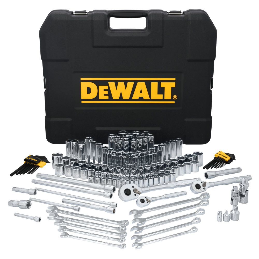 JUEGO HERRAMIENTAS 185 PIEZAS 1/4"-3/8"-1/2" SAE MM  TOUGHSERIES™ DWMT45409 DEWALT