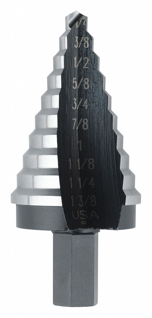BROCA ESCALONADA 1/8"-1/2" #1 10231 IRWIN