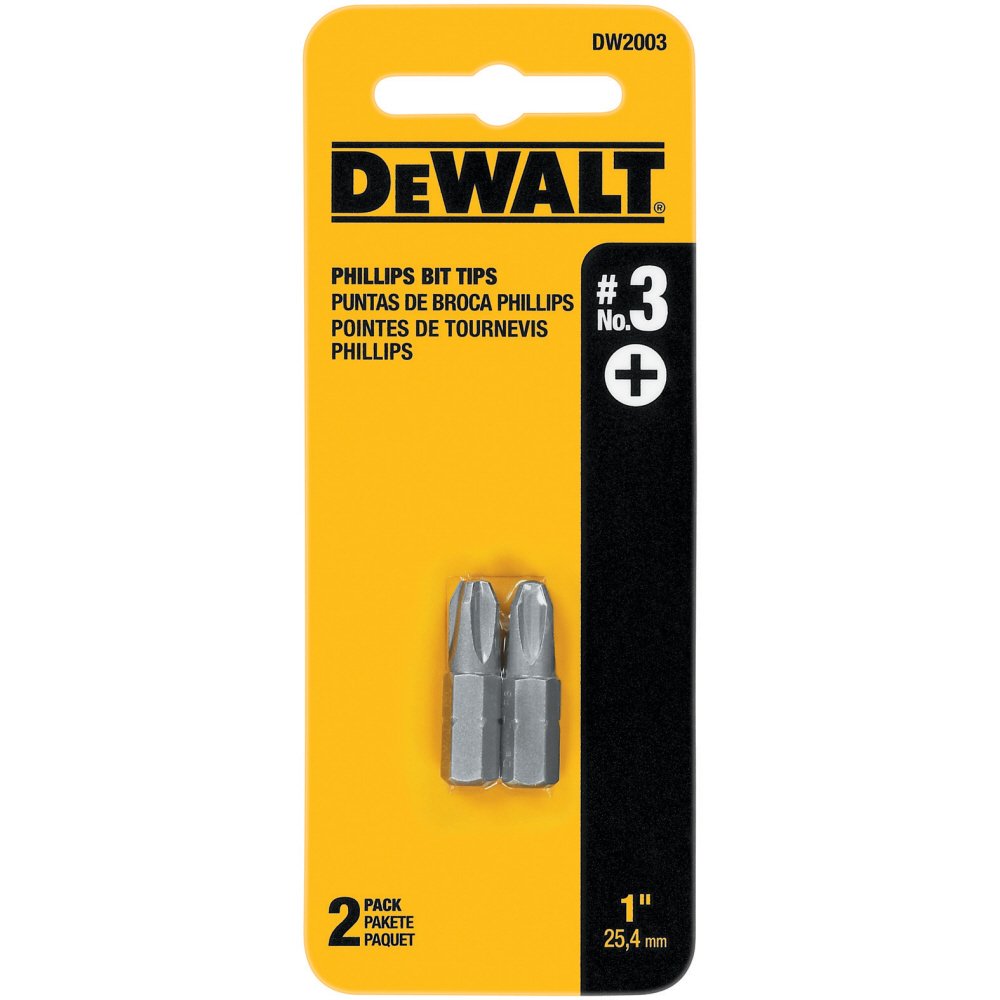 PUNTA PHILLIPS #3 CORTA DW2003Z DEWALT