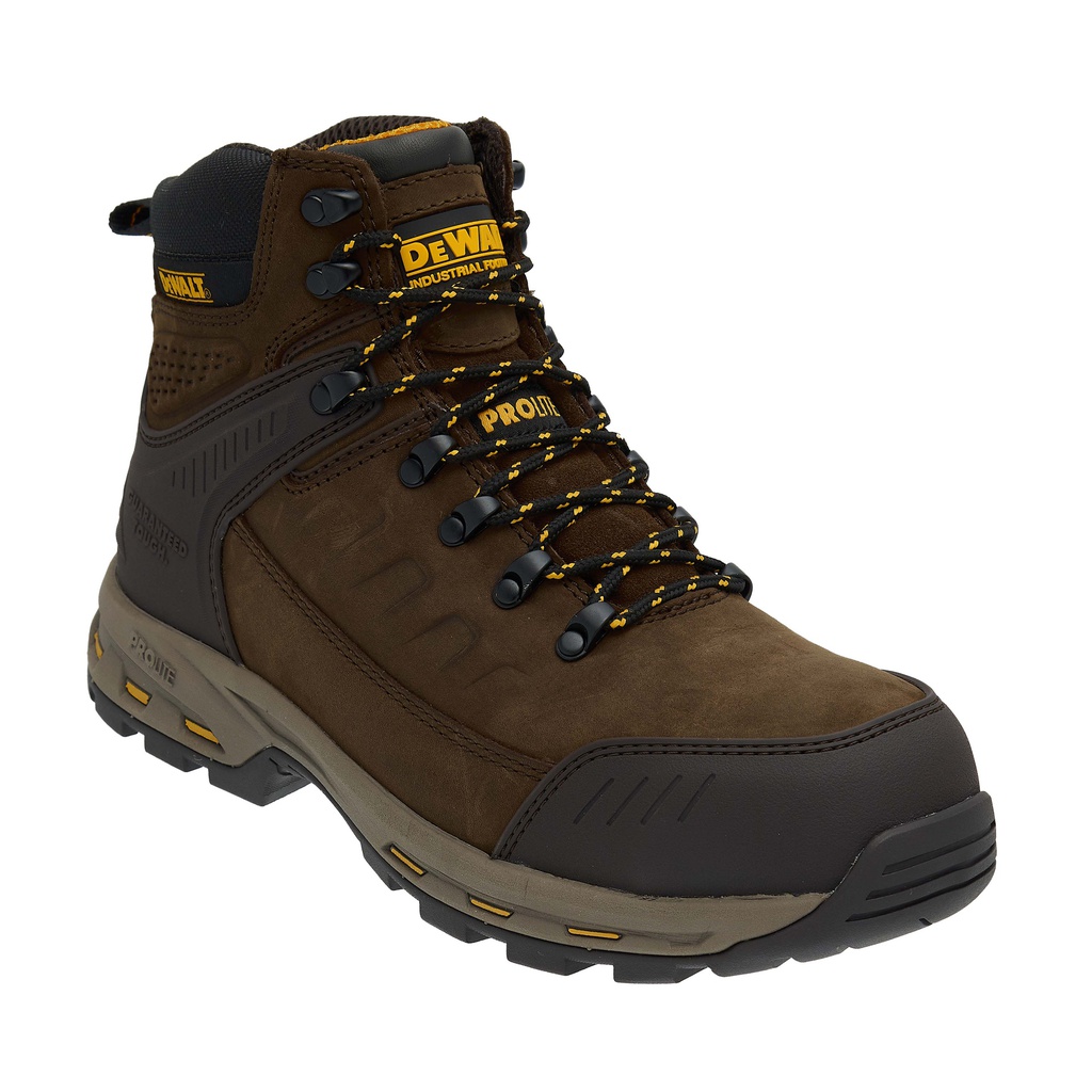 ZAPATO CUERO PUNTA COMPOSITE CAFE DIELECTRICO KIRKSVILLE #12 141945 DEWALT