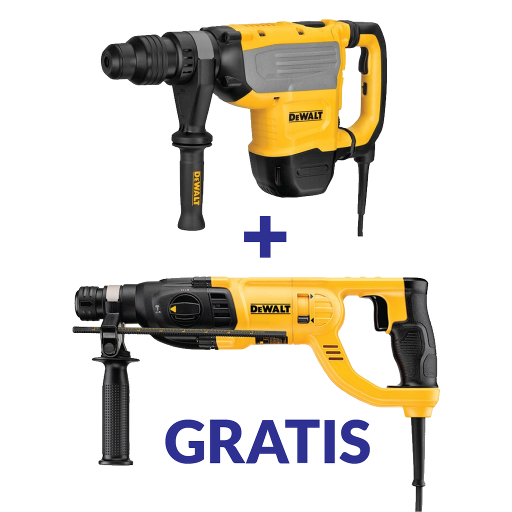 ROTOMARTILLO COMBINADO SDS MAX 2" 10 KG D25773K+D25260K DEWALT