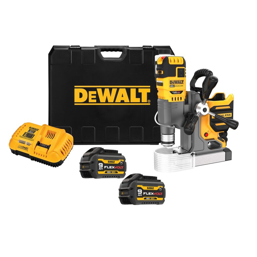 TALADRO MAGNÉTICO  2" 20V 9.0AH DCD1624GX2 DEWALT