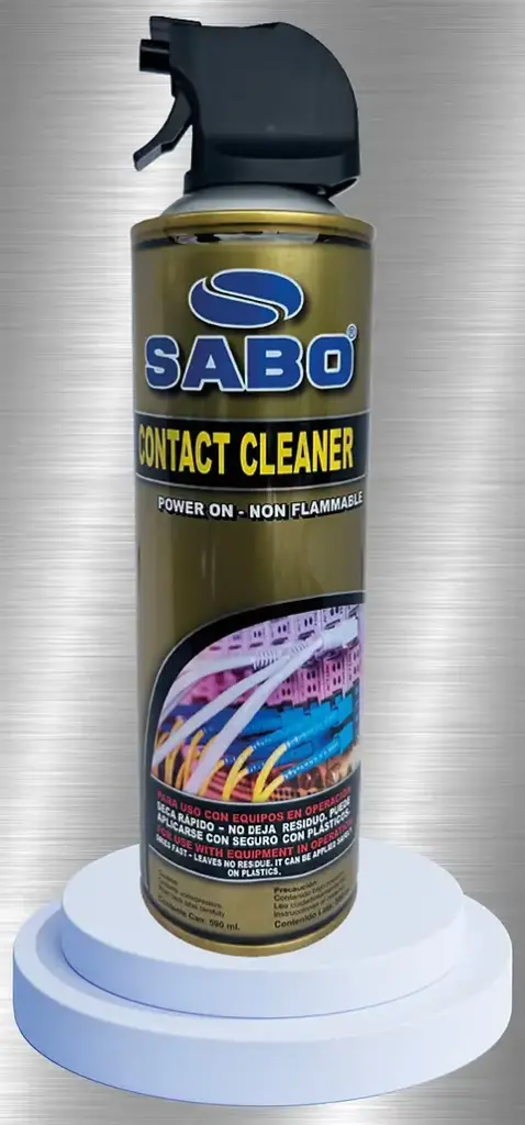 LIMPIADOR DE CONTACTOS POWER ON NO INFLAMABLE LATA 590ML 53-0017 SABO