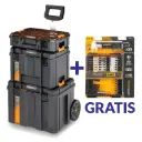 CAJA HERRAMIENTAS CON RUEDAS 3 NIVELES MCLAREN DWST60452-1+DT70782-QZ DEWALT