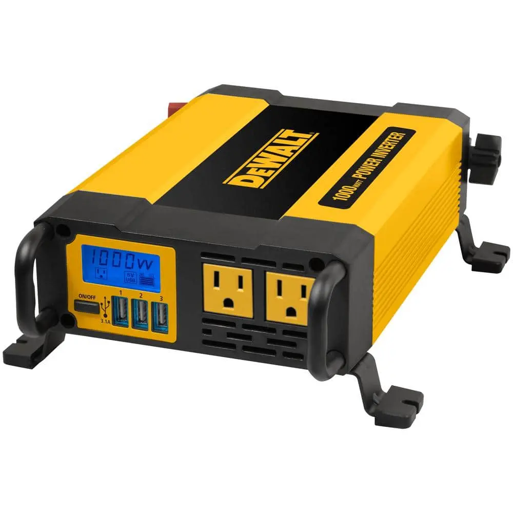 INVERSOR DE POTENCIA PORTATIL 1000 W C/CONVERTIR DE CARRO DXAEPI1000 DEWALT  