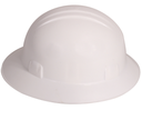 CASCO BLANCO TIPO ALA ANCHA DIELÉCTRICO CON SUSPENSION TEXTIL 6 PUNTOS AJUSTE RATCHET WW-2018BK JYRSA