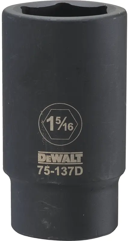 CUBO IMPACTO 3/4" LARGO 6 PUNTAS 1-5/16" DWMT75137OSP DEWALT