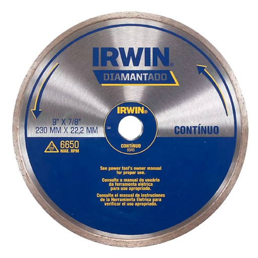 [IW8945] DISCO DIAMANTE CONTINUO 9" IW8945 IRWIN