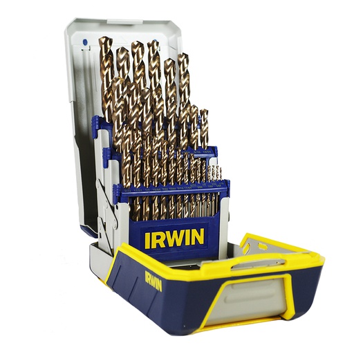 [60138] JUEGO BROCAS HSS 1/16"-1/2"  29 PIEZAS 60138 IRWIN