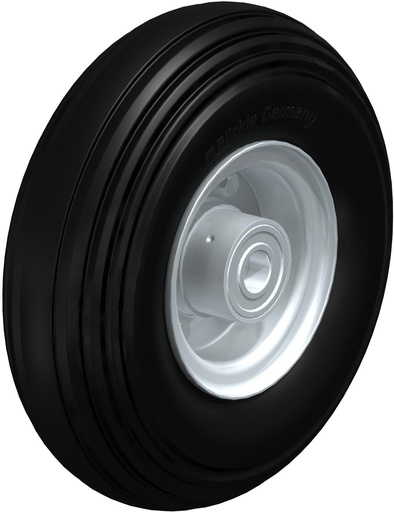 [503060] RUEDA SOLA HULE NEGRO 250x85MM  V256/20-75K  350KG 503060 BLICKLE