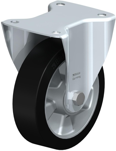 [263509] RUEDA FIJA GOMA ELASTICA160X50MM 400KG B-ALEV 160K 263509 BLICKLE