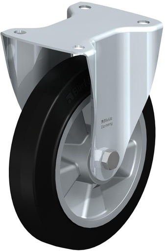 [263525] RUEDA FIJA GOMA ELASTICA 200X50MM B-ALEV 200K 400KG 263525 BLICKLE
