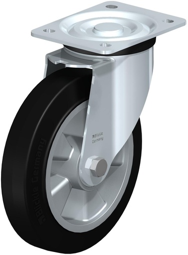 [263541] RUEDA GIRATORIA GOMA ELASTICA 200X50MM 400KG L-ALEV 200K 263541 BLICKLE