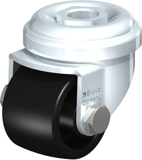 [226191] RUEDA GIRATORIA AGUJERO PASANTE POLIAMIDA 6 35X25MM 75KG LRA-POA 35G 226191 BLICKLE