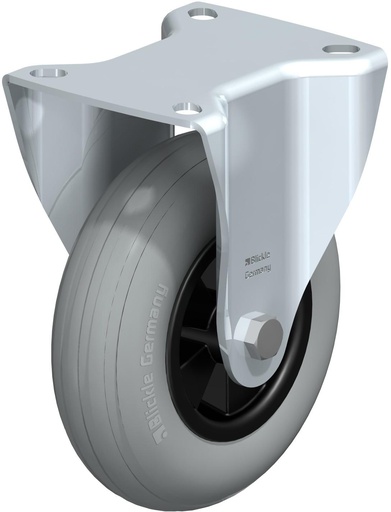 [706911] RUEDA FIJA GOMA ELAST 125X38MM 50KG B-VWPP 125G-SG 706911