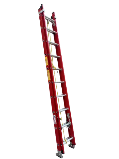 [EF40] ESCALERA EXTENSION FIBRA INDUSTRIAL 40 PIES 375LBS IAA ANSI A 14.5 EF40 TECNOESCALERAS