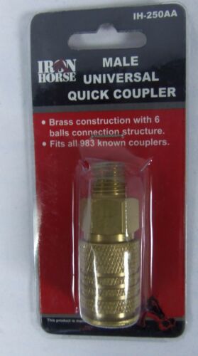 [IH-250AA] ACOPLE RAPIDO UNIVERSAL MACHO IH-250AA IRONHORSE