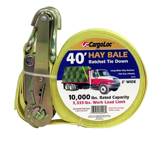 [82298] ESLINGA CON RATCHET 1 PZA 2"X40FT (12M) 10,000 LBS MAX 82298 CARGOLOC