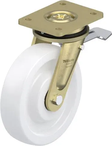 [54262] RUEDA GIRATORIA CON FRENO NYLON 1500 KG HEAVY DUTY 8" LS-SPO 200K-ST 54262 BLICKLE