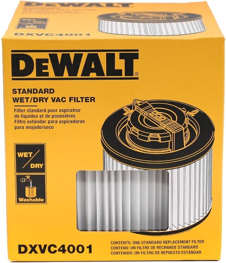 [DXVC4001] FILTRO 4-8GAL P/ASPIRADORA DXV06PL DXVC4001 DEWALT