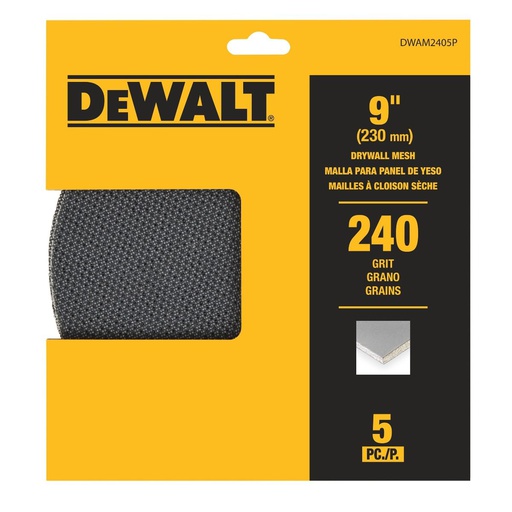 [DWAM2405P] DISCO LIJA MALLA GRANO 240 5UD PARA DCE800P2 DWAM2405P DEWALT