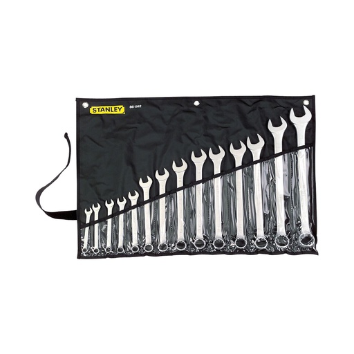[86-082] JUEGO LLAVES COMBINADAS 14 PIEZAS 10-32 MM (MATE) 86-082 STANLEY