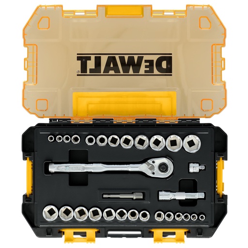 [DWMT45412] JUEGO CUBOS 3/8" SAE MM 30 PIEZAS  TOUGHSERIES™ DWMT45412 DEWALT