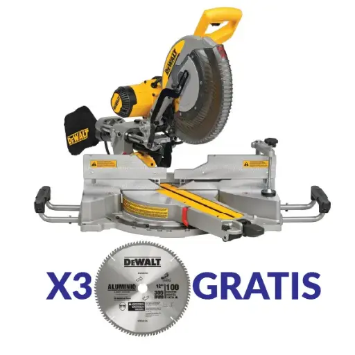 [DWS780+DWA03240] SIERRA INGLETEADORA RADIAL 12" DWS780+DWA03240 DEWALT