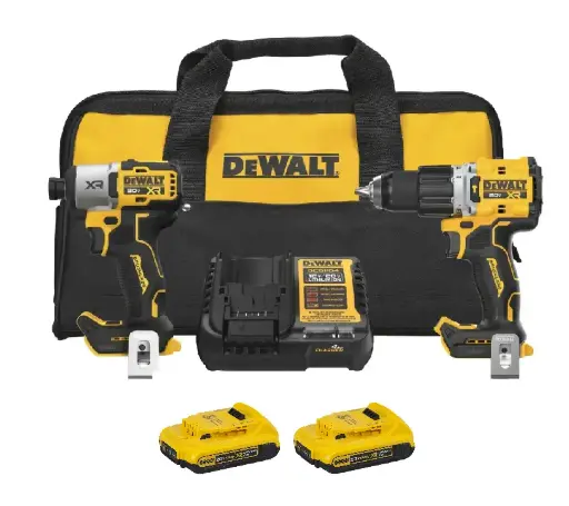 [DCK250D2-B3] KIT TALADRO PERCUTOR DCD806+ATORNILLADOR IMPACTO DCF845 20V MAX XR® DCK250D2-B3 DEWALT