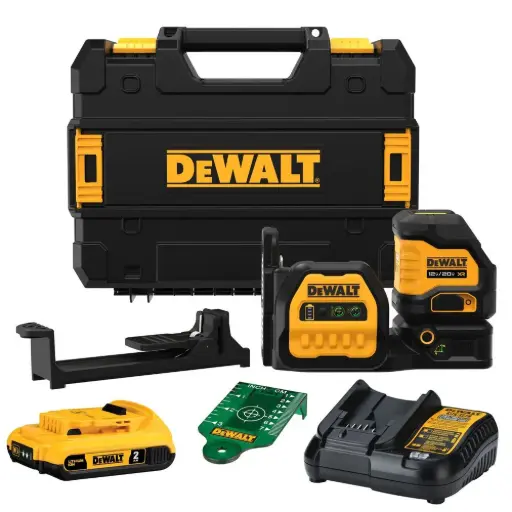 [DCLE34020G] NIVEL LASER VERTICAL- HORIZONTAL VERDE 12/20V DCLE34020G DEWALT