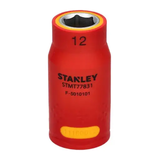 [STMT77831-LA] CUBO ESPIGA 1/2" 6 PUNTAS AISLADO 12 MM STMT77831-LA STANLEY