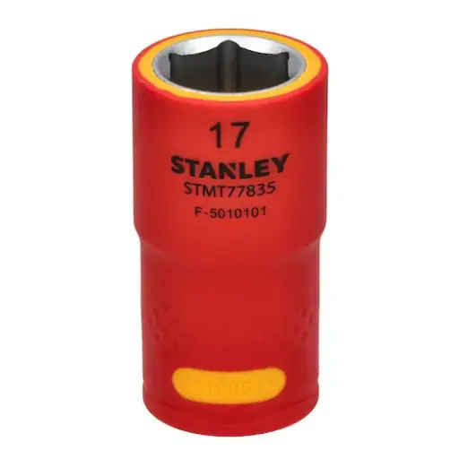 [STMT77835-LA] CUBO ESPIGA 1/2" 6 PUNTAS AISLADO 17 MM STMT77835-LA STANLEY