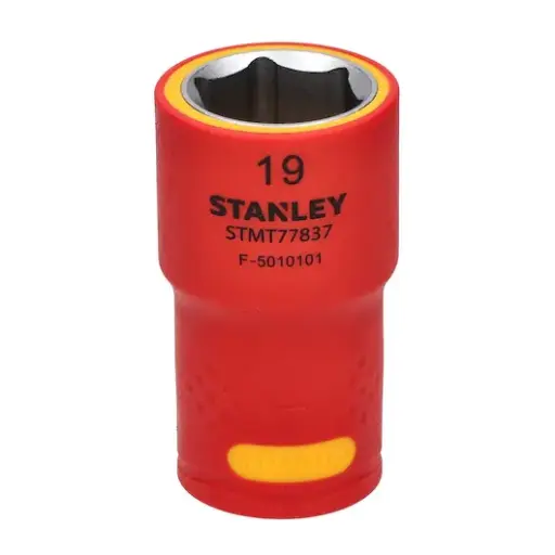 [STMT77837-LA] CUBO ESPIGA 1/2" 6 PUNTAS AISLADO 19 MM STMT77837-LA STANLEY