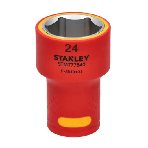 [STMT77840-LA] CUBO ESPIGA 1/2" 6 PUNTAS AISLADO 24 MM STMT77840-LA STANLEY 